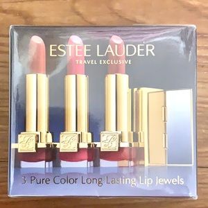 Exclusive 3 pure  Color long lasting lip jewels
